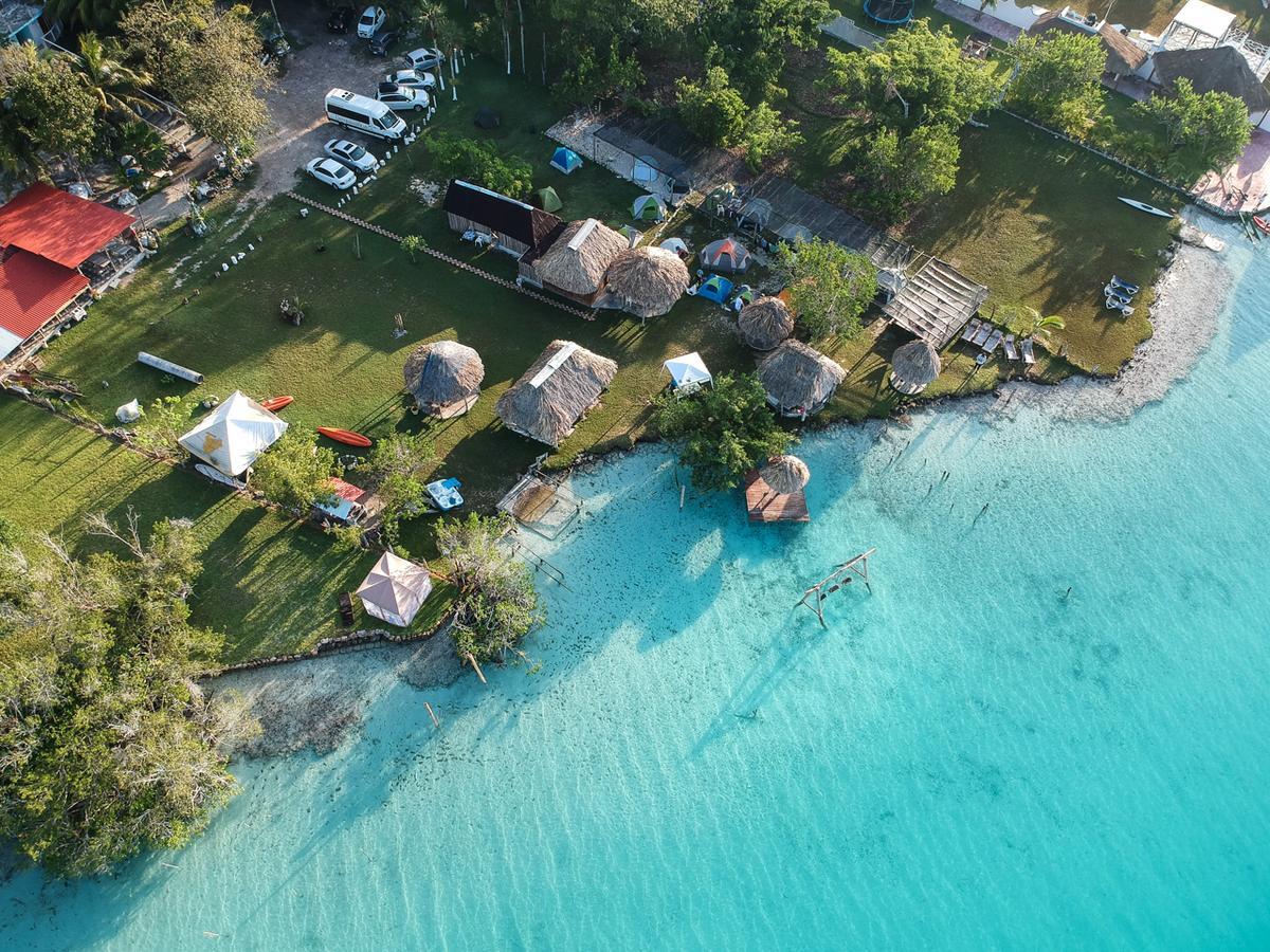 Ecocamping Yaxche باكالار المظهر الخارجي الصورة